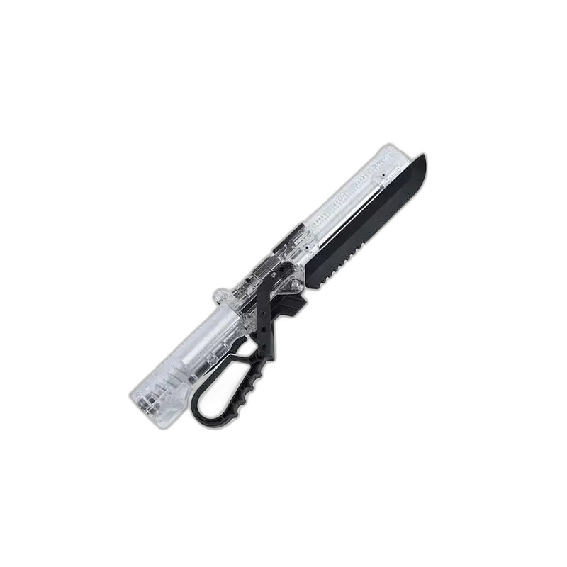MZ01 MangZhong Lever Action foam-dart Ballistic Knife Blaster — top rail detail