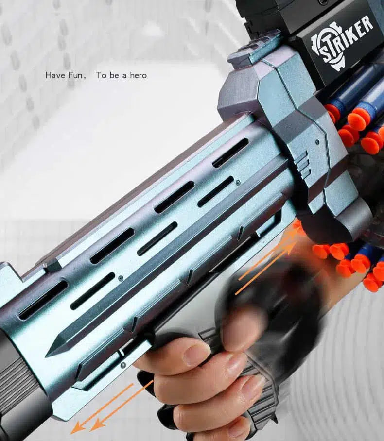 TZ Striker Manual Pump Foam Darts Blaster — right profile