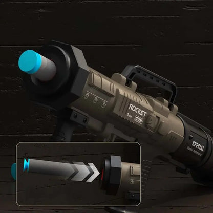 Mini Rocket Launcher RPG Manual Reloading Foam Dart Blaster — left profile