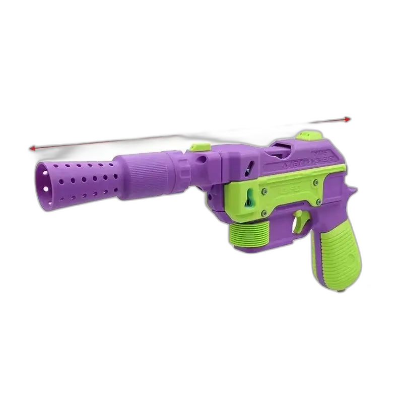 Meowser Flycore Full Auto 3D Print Flywheel foam-dart Blaster — top rail detail