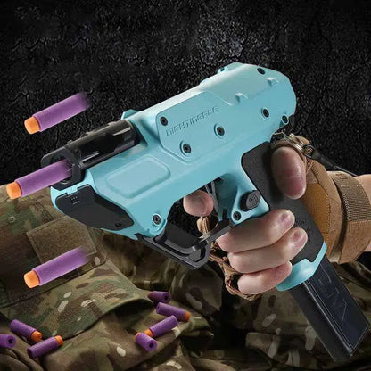 Worker Nightingale Flywheel Foam Dart Blaster Semi Automatic — right profile