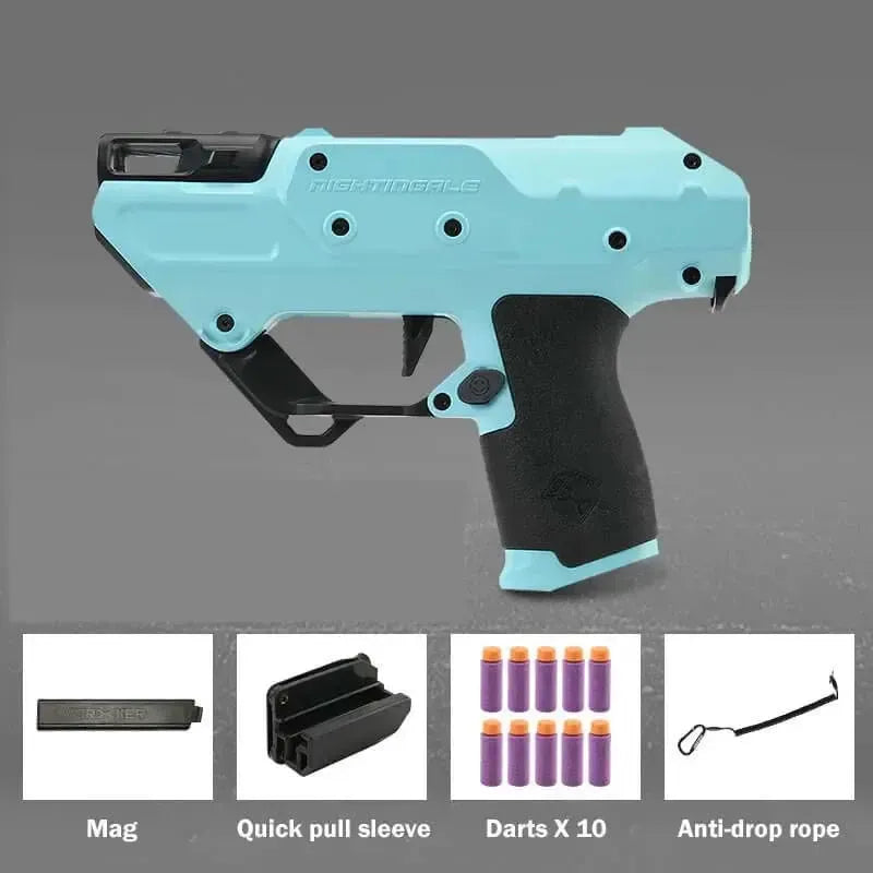 Worker Nightingale Flywheel Foam Dart Blaster Semi Automatic — variant or accessory bundle