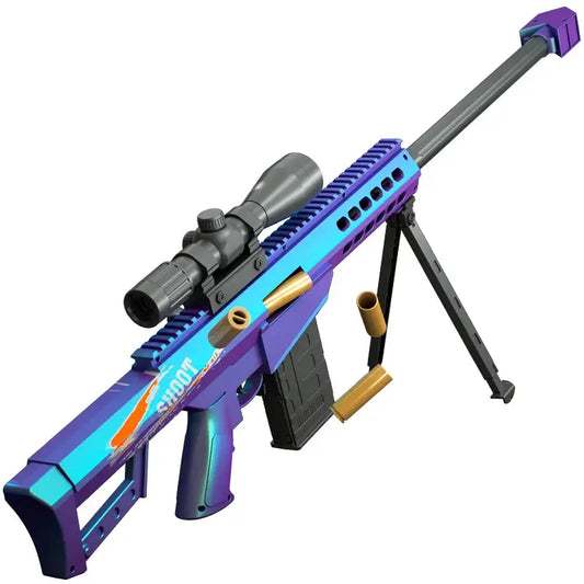 LuoChen Manual Shell Eject Mag-Fed Barrett Foam Dart Gun — main product view