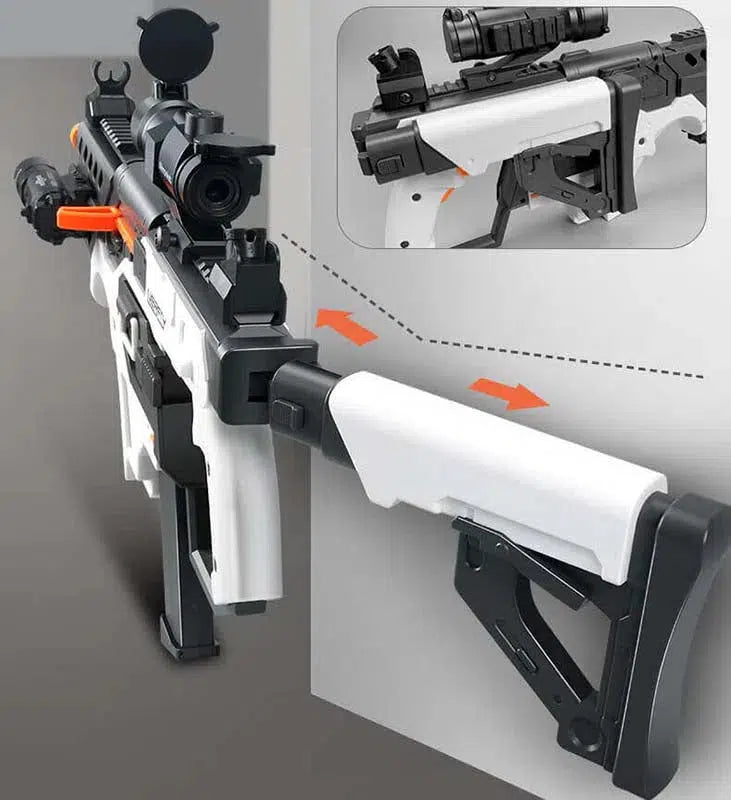 Sembylon Vector Electric Foam Dart Blaster — muzzle and barrel detail