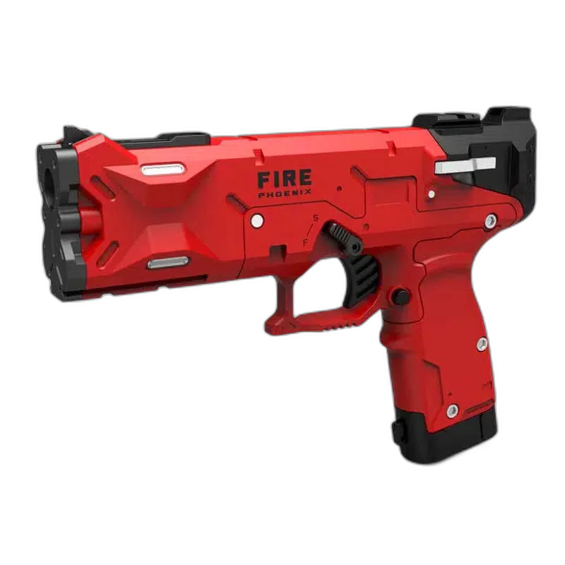 Fire Phoenix Hold Open Dart Blaster Toy — left profile