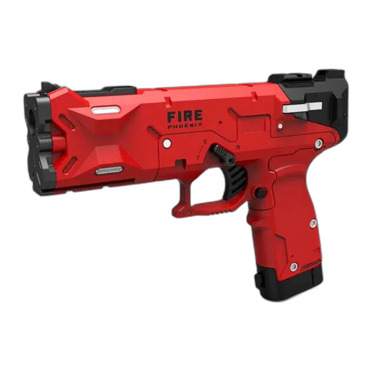Fire Phoenix Hold Open Dart Blaster Toy — left profile
