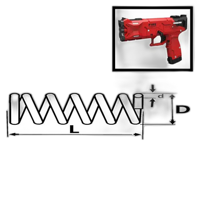 Fire Phoenix Hold Open Dart Blaster Toy — top rail detail