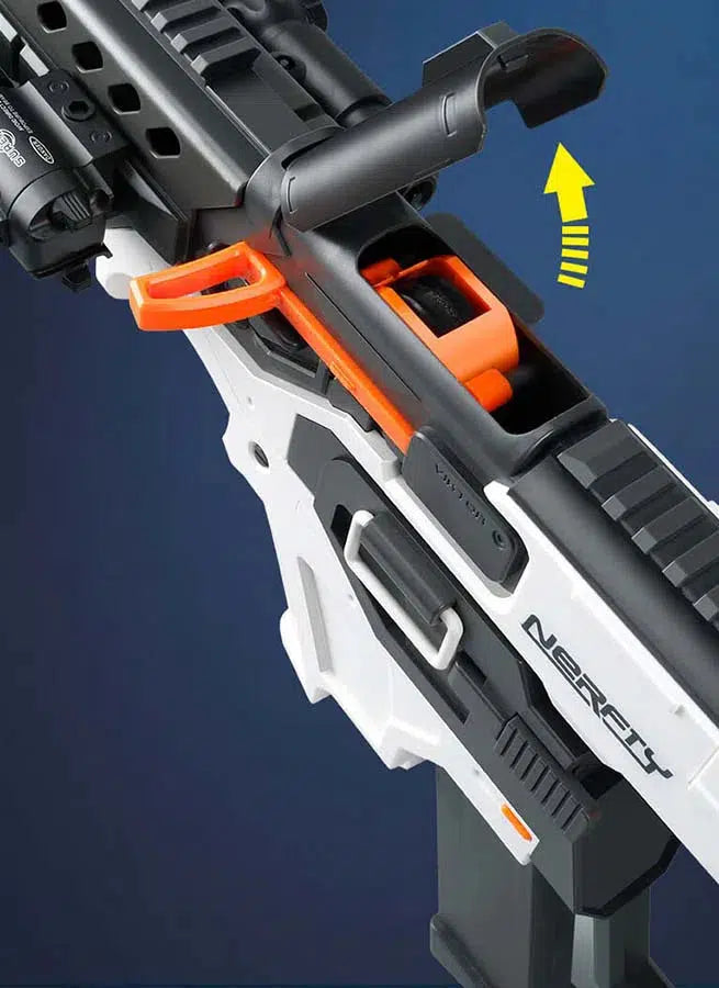 Sembylon Vector Electric Foam Dart Blaster — trigger group close-up