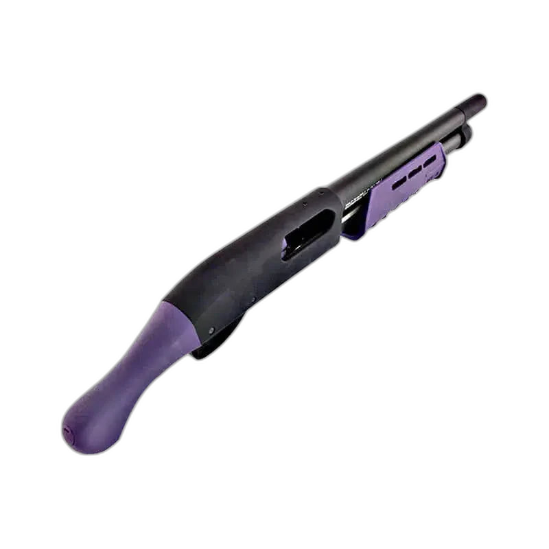 LDT M870 Shotgun Shell Ejecting Foam Blaster — stock and grip detail