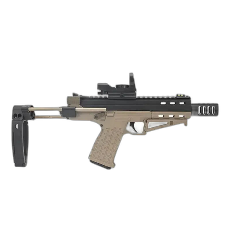 Lehui LH target-pistol-class Tactical Foam Blaster — top rail detail