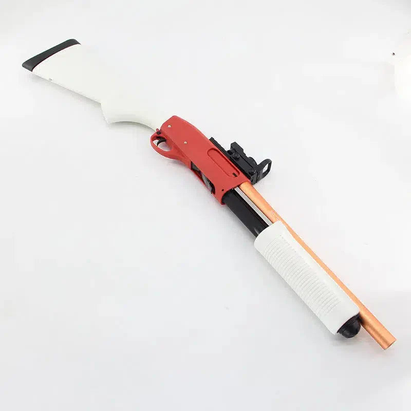 AKA Alpha King M870 R1 Foam Blaster — trigger group close-up