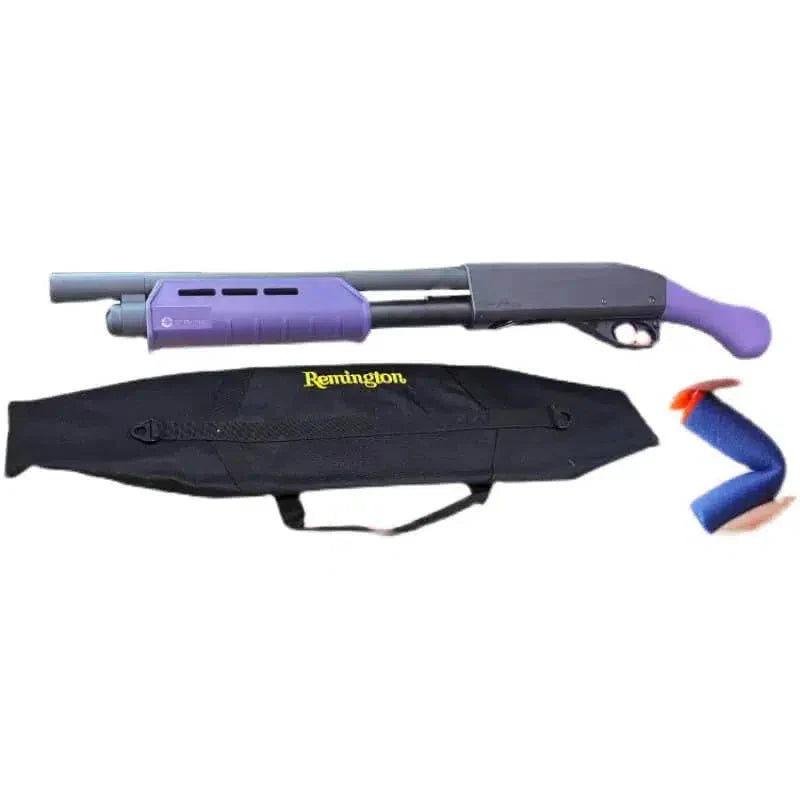 LDT M870 Shotgun Shell Ejecting Foam Blaster — muzzle and barrel detail