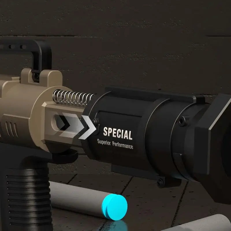 Mini Rocket Launcher RPG Manual Reloading Foam Dart Blaster — right profile