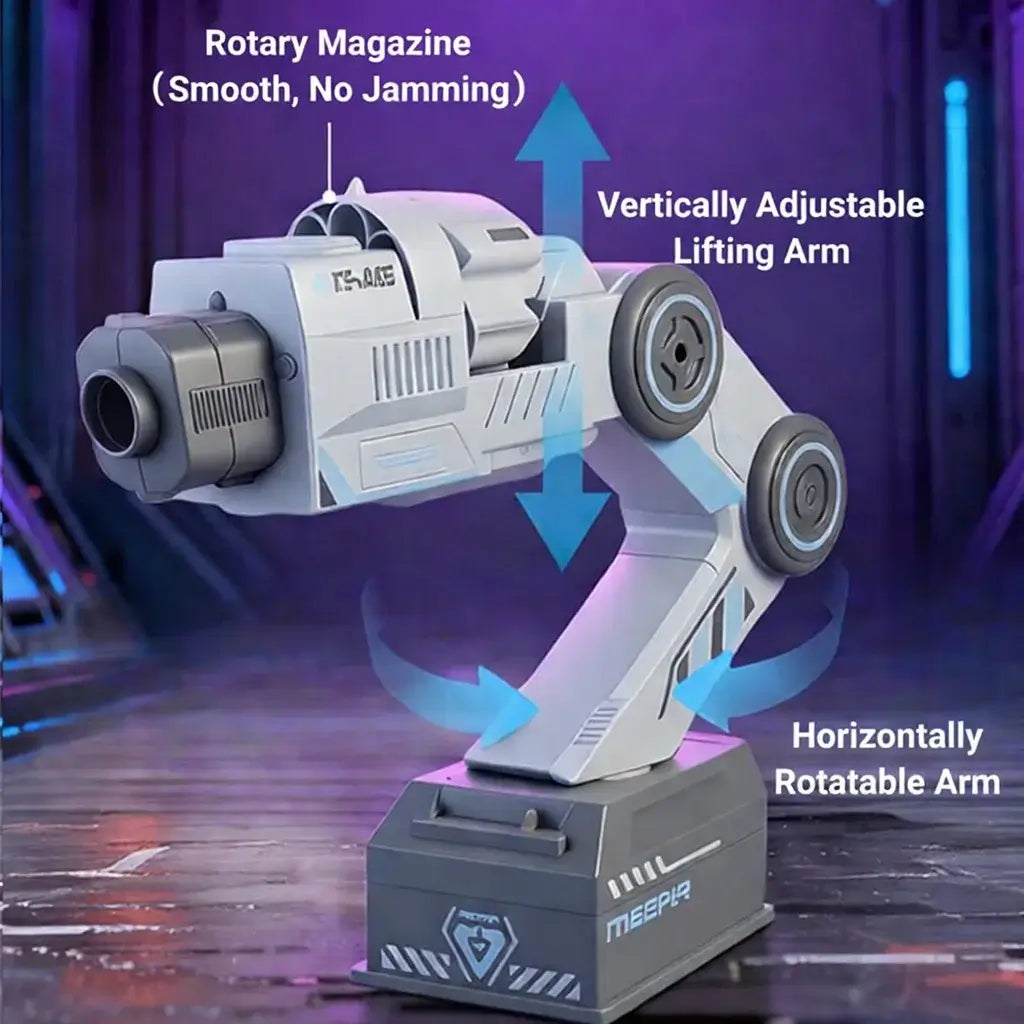 Robotic Smart Motion Tracking Shoulder Blaster — trigger group close-up