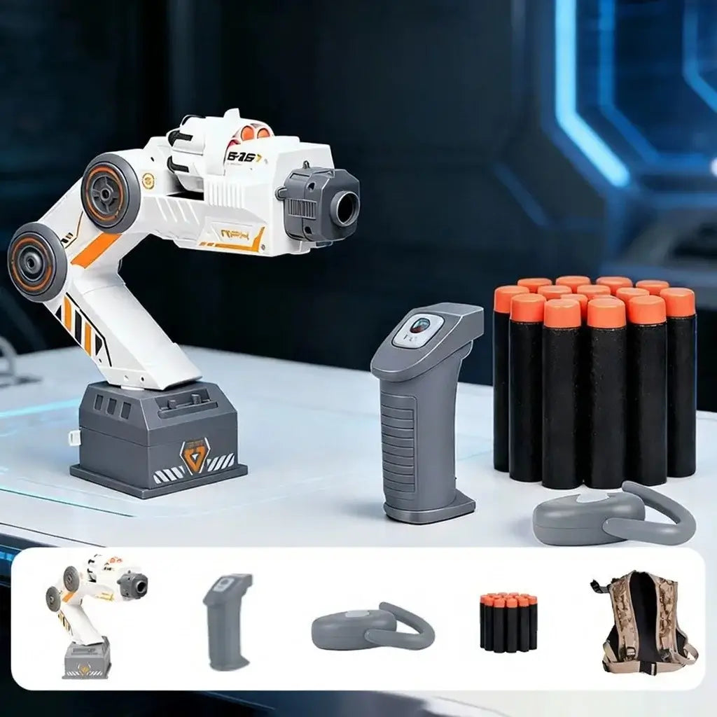 Robotic Smart Motion Tracking Shoulder Blaster — magazine well detail