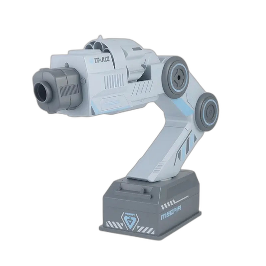 Robotic Smart Motion Tracking Shoulder Blaster — left profile