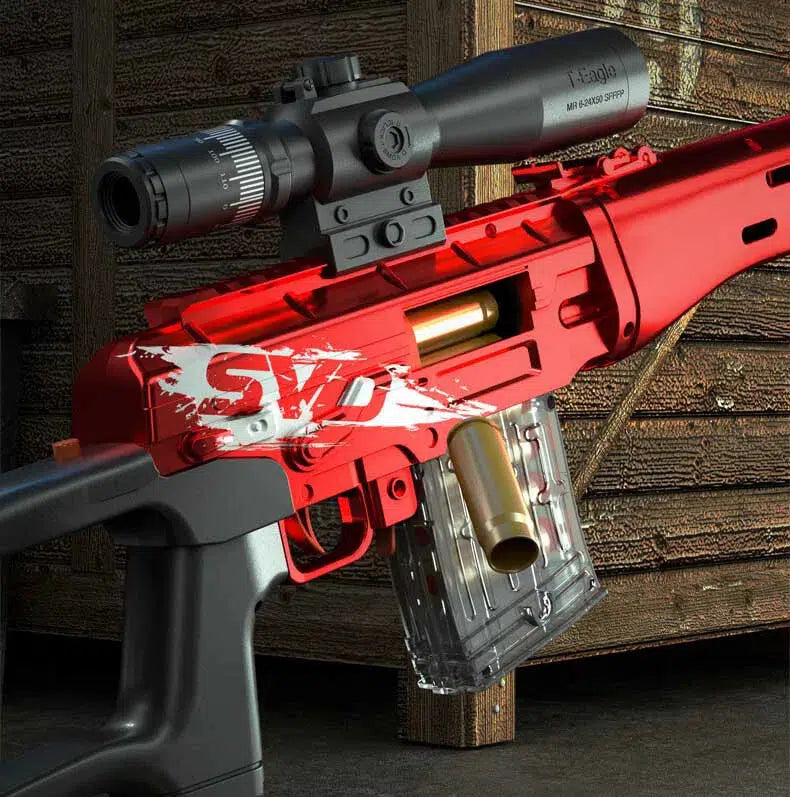 marksman-rifle-class Shell Ejecting foam-dart Sniper Foam Blaster — left profile