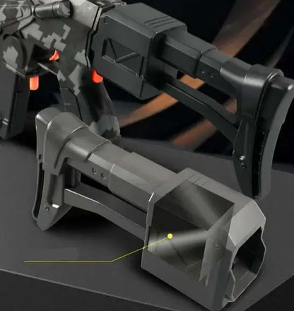 Sembylon service-rifle-class 227 Electric Semi-Auto Rilfe Foam Dart Toy Gun — top rail detail