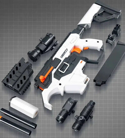 Sembylon Vector Electric Foam Dart Blaster — stock and grip detail