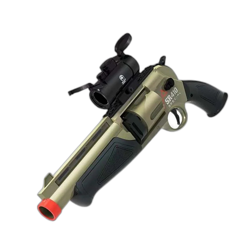 Short Sulun SR-410 Revolver Blaster with Gel Ball / Foam Dart Shells — main product view