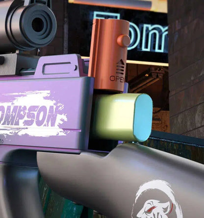 Thompson Electric Shell Ejection Foam Dart Blaster — top rail detail