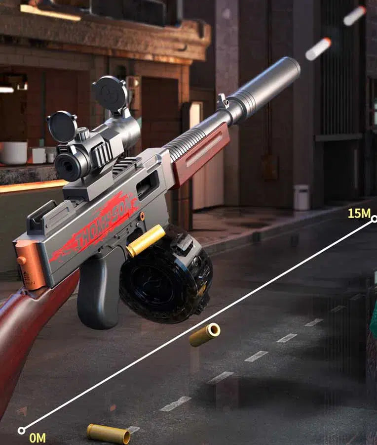 Thompson Electric Shell Ejection Foam Dart Blaster — right profile