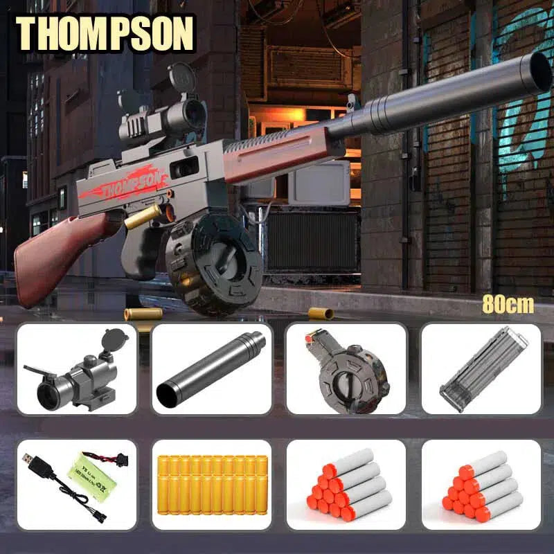 Thompson Electric Shell Ejection Foam Dart Blaster — magazine well detail
