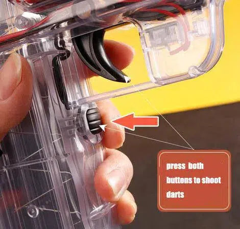 Full Auto Electric submachine-class SMG Foam Dart Blaster — magazine well detail