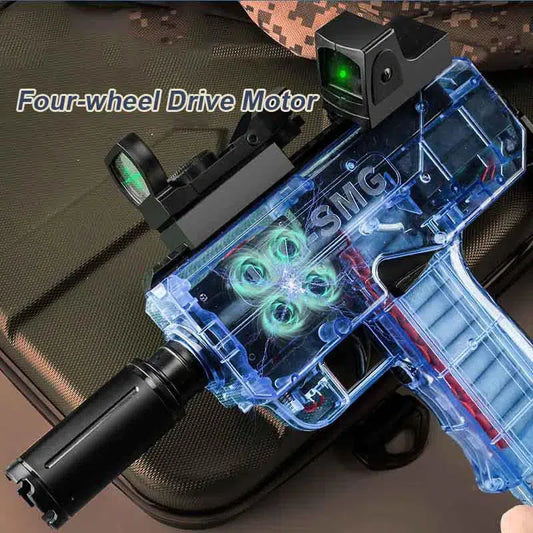 Full Auto Electric submachine-class SMG Foam Dart Blaster — left profile