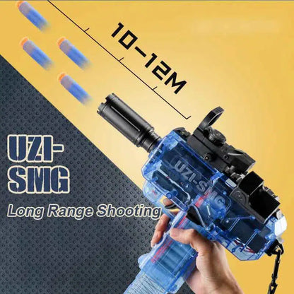 Full Auto Electric submachine-class SMG Foam Dart Blaster — right profile