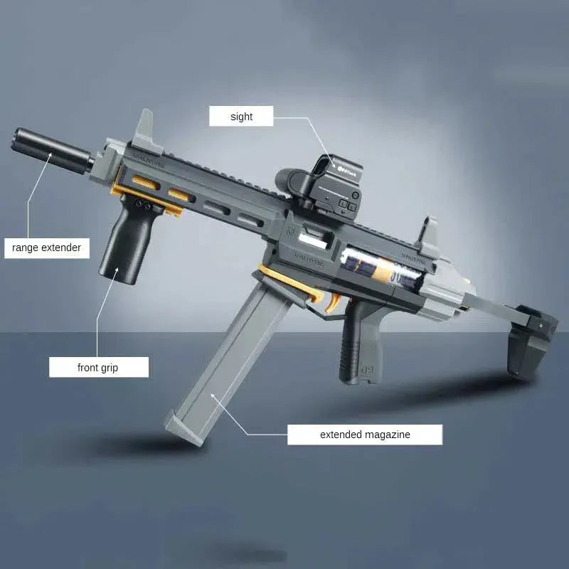 Sembylon Valkyrie Dart Blaster — top rail detail