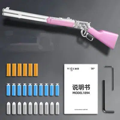 WICK lever-action-class Shell Ejecting Lever Action Foam Dart Gun — right profile