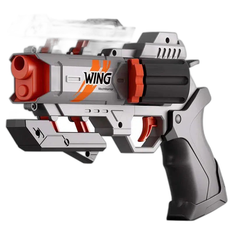 Wing Mechwarrior Rapid Deformation Burst Revolver Dart Blaster — main product view