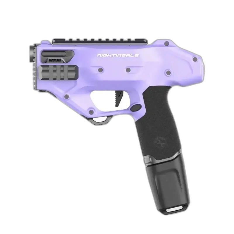 Worker Nightingale 2.0 Strong Magnetic Short Dart Blaster — trigger group close-up