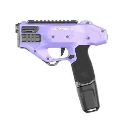 Worker Nightingale 2.0 Strong Magnetic Short Dart Blaster — trigger group close-up