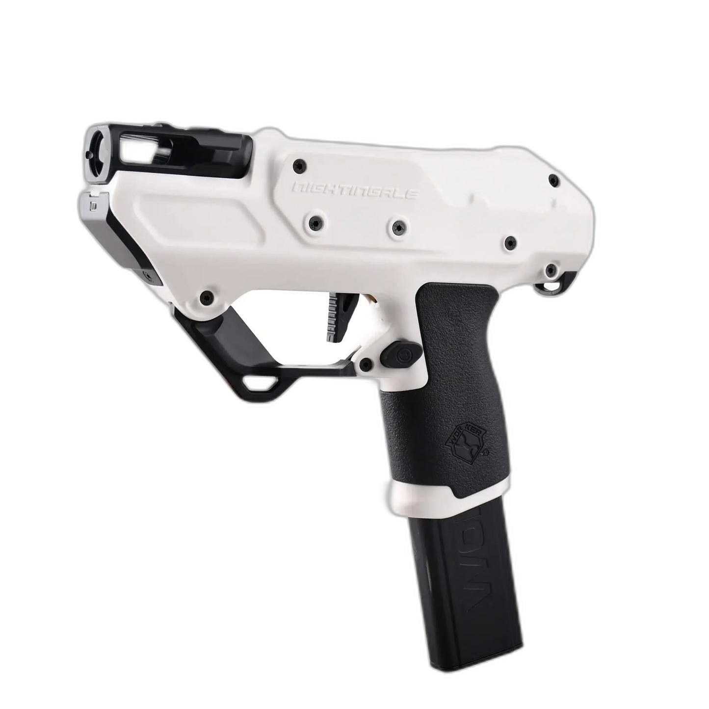 Worker Nightingale Full Auto Motorized Blaster — top rail detail