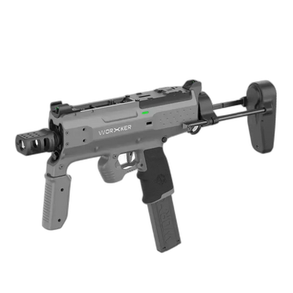 Worker Phoenix 2.0 Electric Flywheels Blaster — top rail detail
