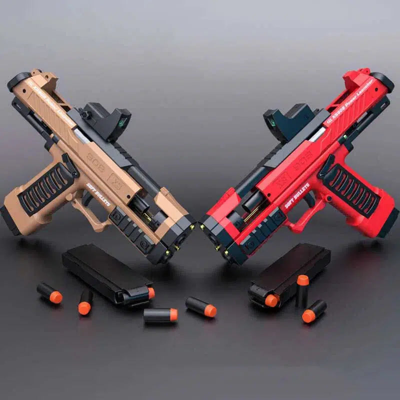XS908 Raptor High Power Foam Dart Blaster — trigger group close-up