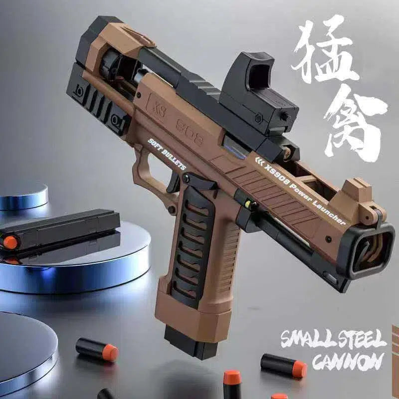 XS908 Raptor High Power Foam Dart Blaster — magazine well detail
