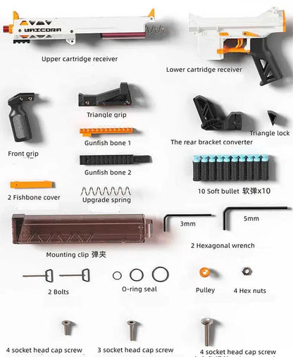 XYL KM9 Unicorn Blaster — muzzle and barrel detail