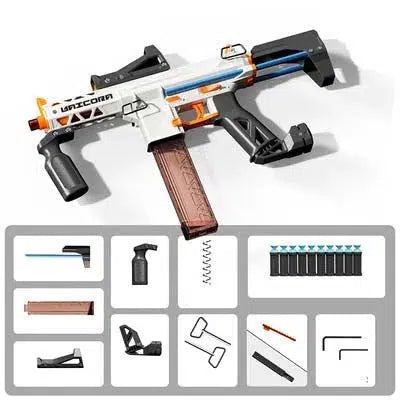 XYL KM9 Unicorn Blaster — stock and grip detail