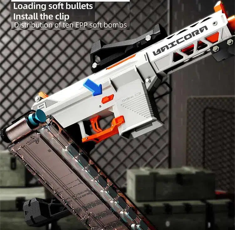 XYL KM9 Unicorn Blaster — top rail detail