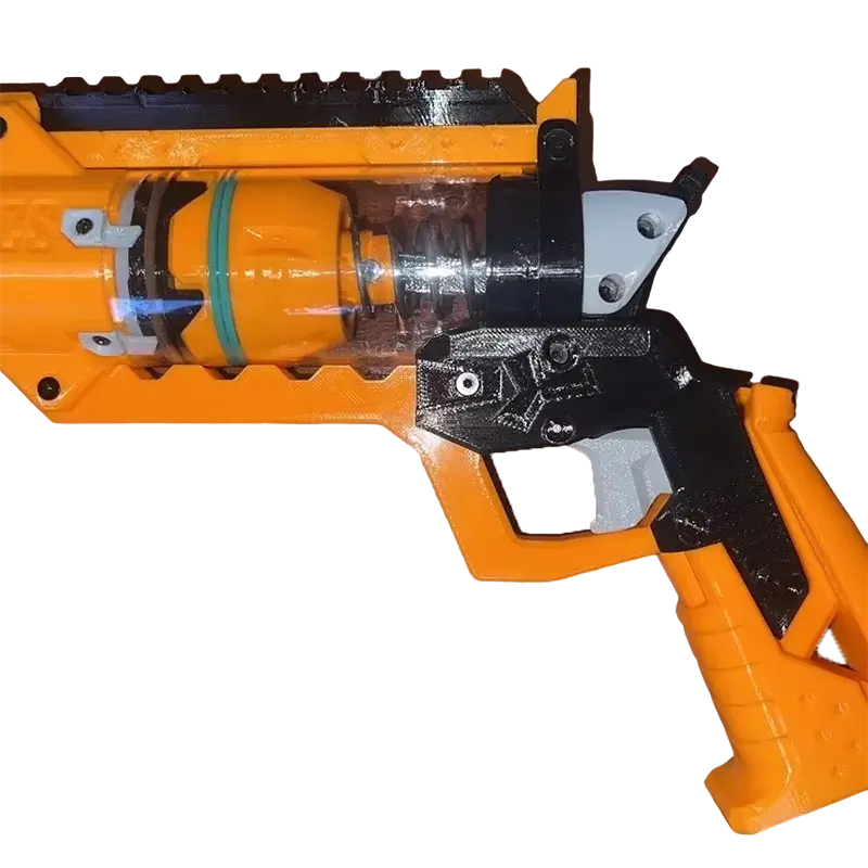 YEHW 5-Barrel Hammer-Prime 3D Printed Homemade Blaster — left profile