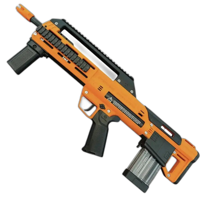 ZWQ S400 Zebra Manual Bullpup foam-dart Blaster — magazine well detail