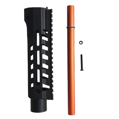 Zius BK-2S foam-dart AEG Electric Auto Blaster — stock and grip detail