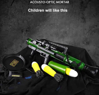 CRJ Shoulder-Fire Foam Blaster — muzzle and barrel detail