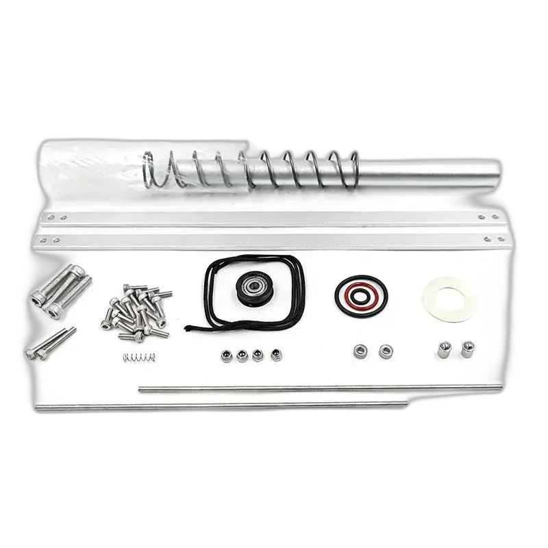 The Drawn Line Blaster 3D Printable Parts & Hardware Kit — trigger group close-up
