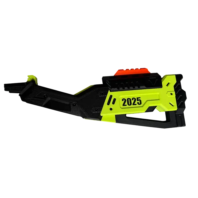 CJFL F1 Dome foam-dart Lever Action Blaster — muzzle and barrel detail