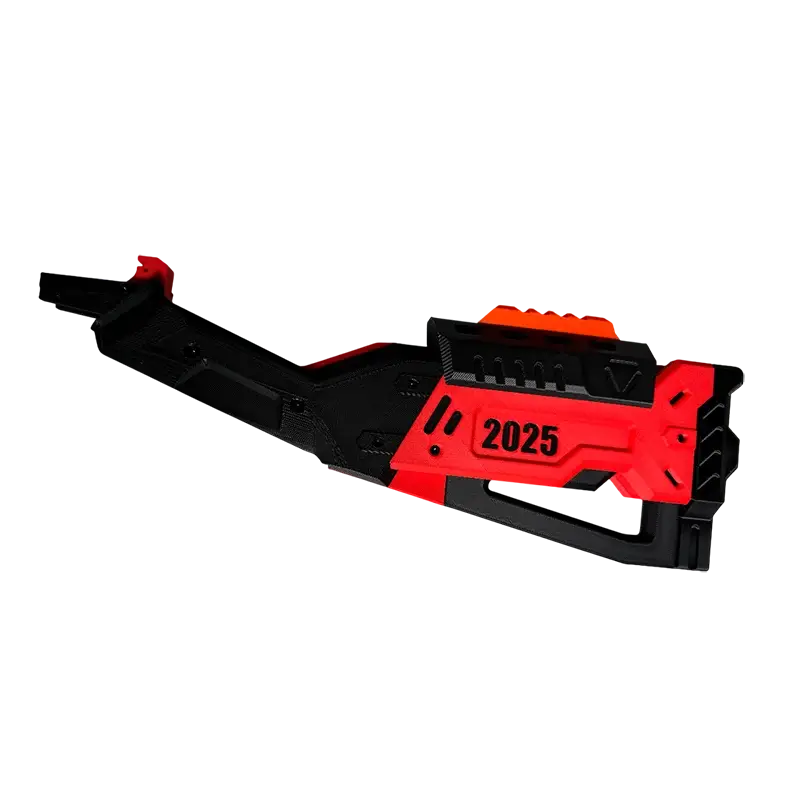 CJFL F1 Dome foam-dart Lever Action Blaster — magazine well detail
