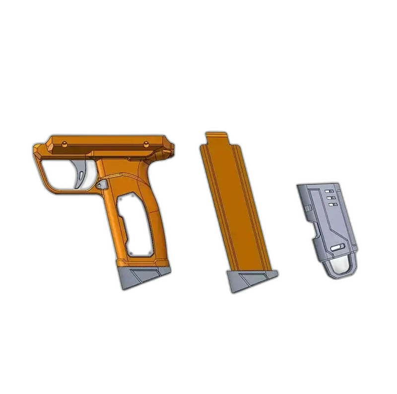 AKBM FC330 Manual Springer 3D Print Foam Blaster — trigger group close-up
